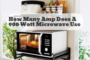 how many amp does a 900 watt microwave use