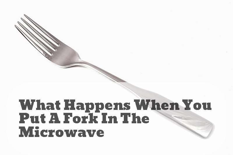 what happens when you put a fork in the microwave