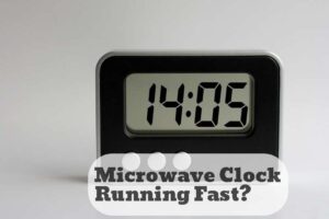 microwave clock running fast